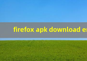 firefox apk download english